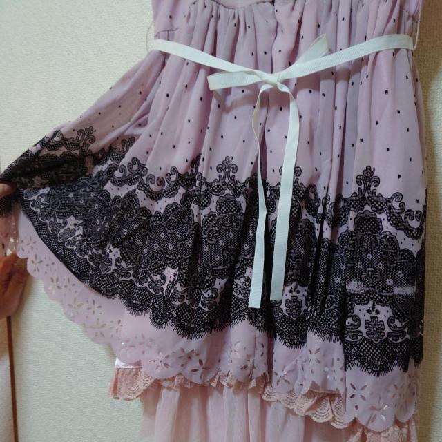 新品未使用タグ無し3段フリルドーリードレス風.コスプレ衣装.等に < 女性ファッション  新品未使用タグ無し3段フリルドーリードレス風.コスプレ衣装.等に < 女性ファッションの