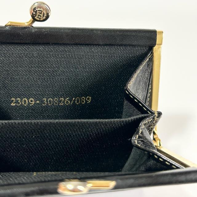 美品 FENDI フェンディ ペカン柄 レザー がま口 コインケース メンズ レディース < ブランド  美品 FENDI フェンディ ペカン柄 レザー がま口 コインケース メンズ レディース < ブランドの