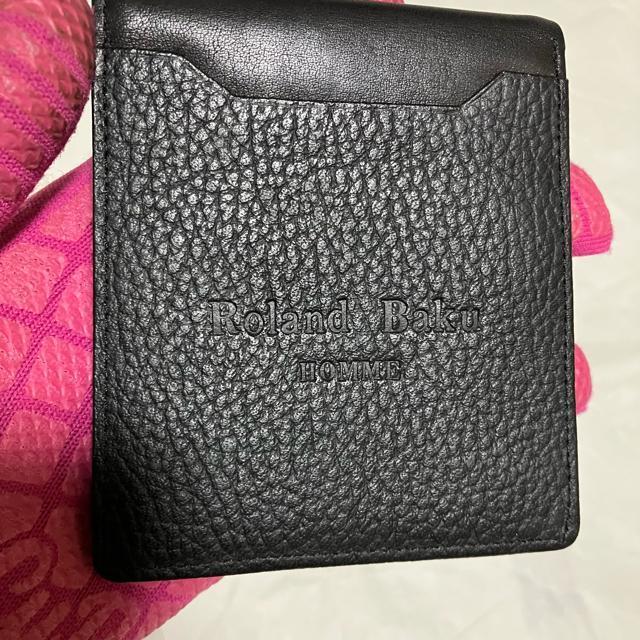 【ヴィンテージ】【ROLAND BAKU HOMME】 レザー / 二つ折り財布 < 男性ファッション 【ヴィンテージ】【ROLAND BAKU HOMME】 レザー / 二つ折り財布 < 男性ファッションの