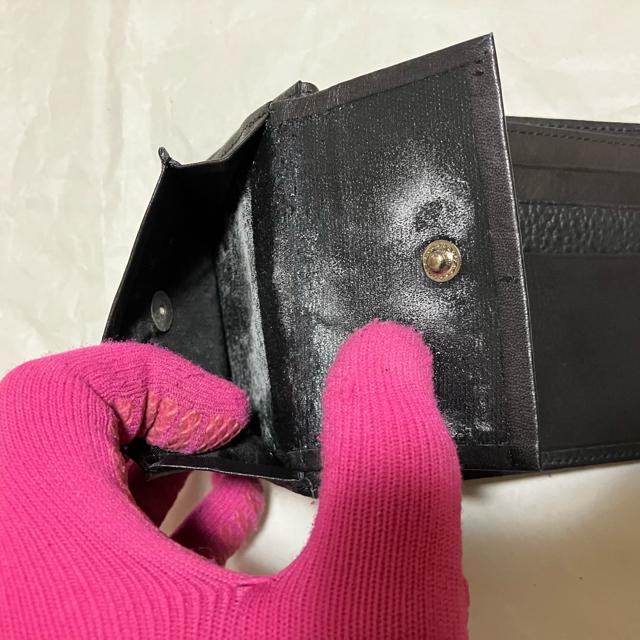 【ヴィンテージ】【ROLAND BAKU HOMME】 レザー / 二つ折り財布 < 男性ファッション 【ヴィンテージ】【ROLAND BAKU HOMME】 レザー / 二つ折り財布 < 男性ファッションの