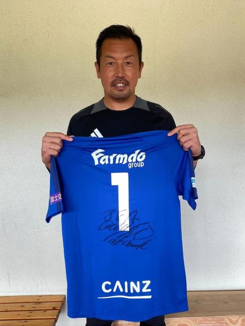 #1 山岸範宏選手 メモリアルマッチ細貝フレンズユニフォーム(直筆サイン入り) < レジャー/スポーツ #1 山岸範宏選手 メモリアルマッチ細貝フレンズユニフォーム(直筆サイン入り) < レジャー/スポーツの