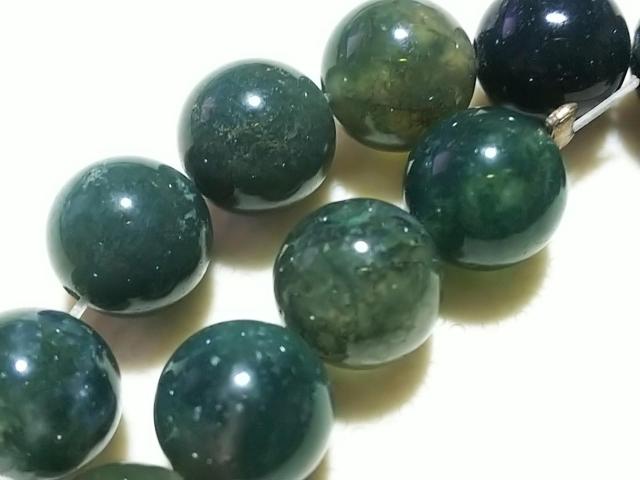 天然石★モスアゲート ラウンド8mm 半連 < 女性アクセサリー/時計 天然石★モスアゲート ラウンド8mm 半連 < 女性アクセサリー/時計の