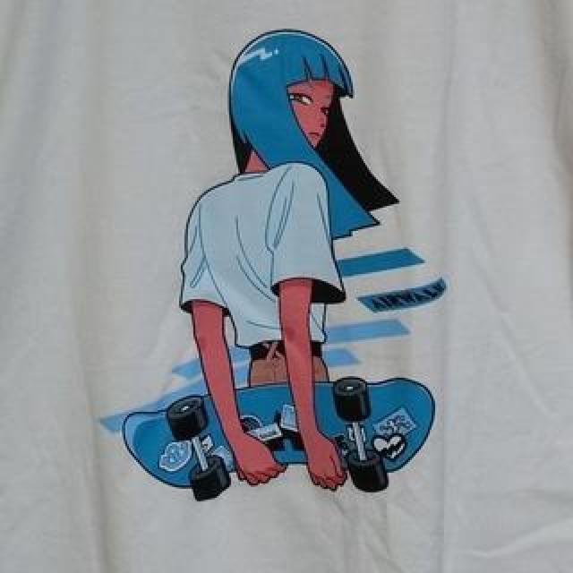 TOMOWAKA×AIRWALK Tシャツ 白 未使用 L < 男性ファッション TOMOWAKA×AIRWALK Tシャツ 白 未使用 L < 男性ファッションの