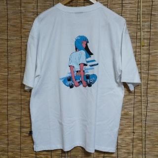 TOMOWAKA×AIRWALK Tシャツ 白 未使用 L < 男性ファッション TOMOWAKA×AIRWALK Tシャツ 白 未使用 L < 男性ファッションの