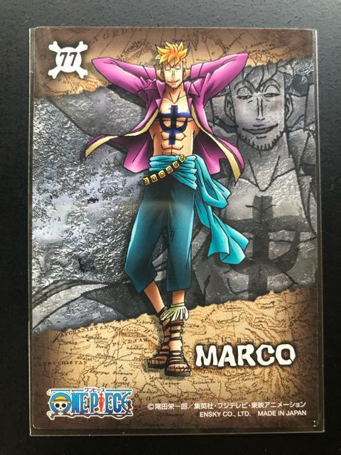 ワンピースコレクションガムカ−ド/NO-77・MARCO < アニメ/コミック/キャラクター ワンピースコレクションガムカ−ド/NO-77・MARCO < アニメ/コミック/キャラクターの