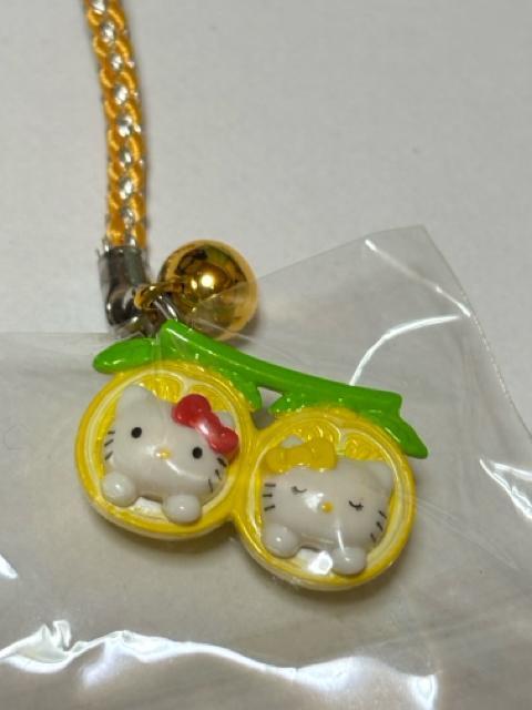 ハローキティ★2010★山口限定★夏みかんver.キティ&ミミィ★根付け < 家電/AV ハローキティ★2010★山口限定★夏みかんver.キティ&ミミィ★根付け < 家電/AVの