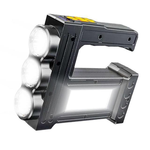 爆光 LED 懐中電灯 強力照射 USB充電式 警告灯 マルチ 3つの点灯 照明 ランプ 緊急 災害 ライト TEMOSENGO < 家電/AV  爆光 LED 懐中電灯 強力照射 USB充電式 警告灯 マルチ 3つの点灯 照明 ランプ 緊急 災害 ライト TEMOSENGO < 家電/AVの