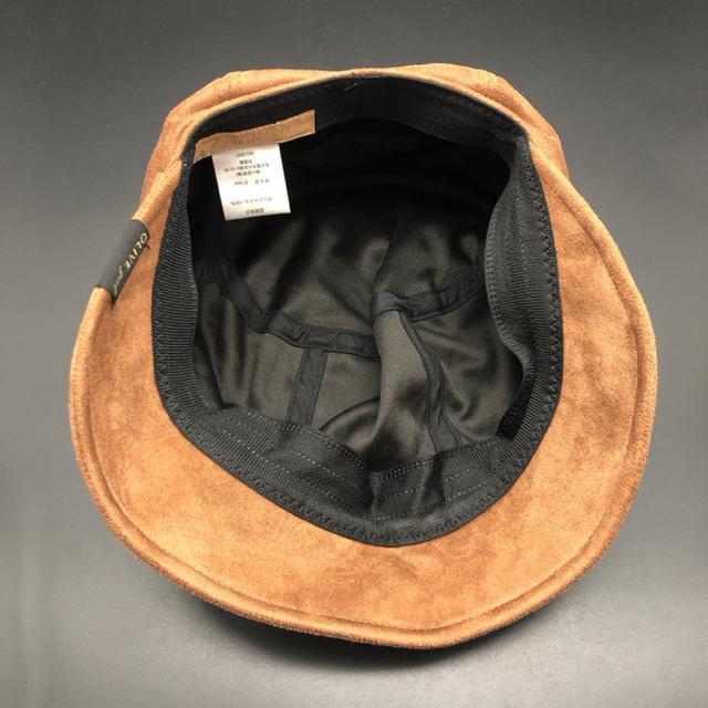 即決 OLIVE girl キャスケット スエード < 女性ファッション  即決 OLIVE girl キャスケット スエード < 女性ファッションの