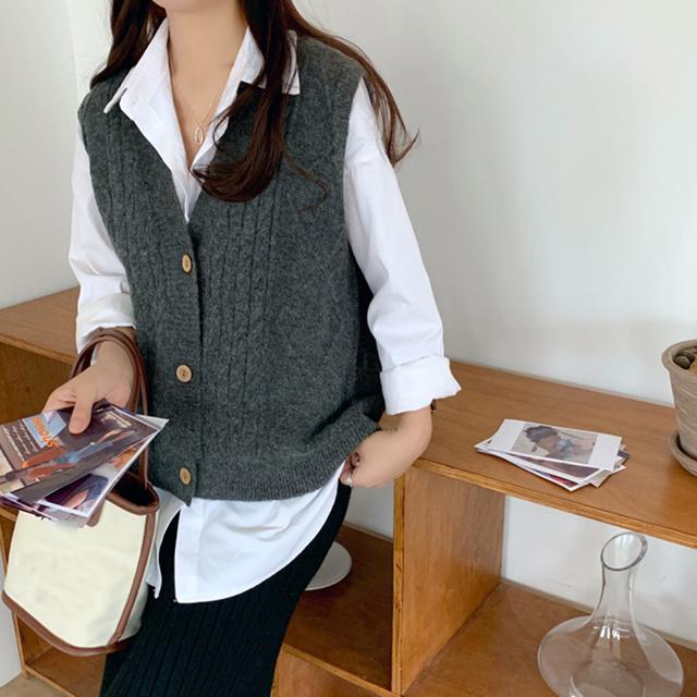 送料無料 新品 Vネック ニットベスト レディース春秋冬 < 女性ファッション  送料無料 新品 Vネック ニットベスト レディース春秋冬 < 女性ファッションの