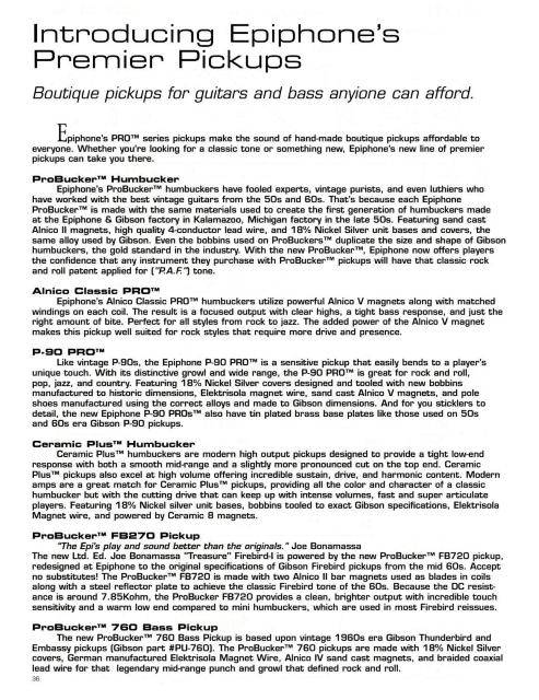 Epiphone純正 P-90 Pro ドッグイヤーセット < ホビー  Epiphone純正 P-90 Pro ドッグイヤーセット < ホビーの