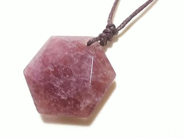 天然石★ピンクエピドート 六芒星(ダビデの星) ネックレス < 女性アクセサリー/時計 天然石★ピンクエピドート 六芒星(ダビデの星) ネックレス < 女性アクセサリー/時計の
