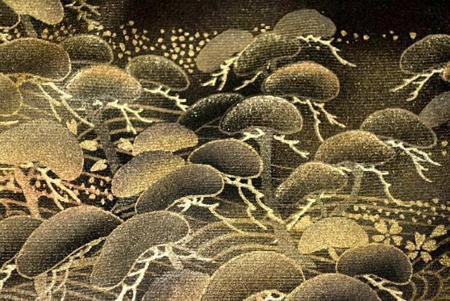 付下げ 中古 着物 送料無料 最高級 未使用品 金彩 金駒シシュウ 鶴 松 波 身丈156cm 裄丈64.5cm T3685 < 女性ファッション 付下げ 中古 着物 送料無料 最高級 未使用品 金彩 金駒シシュウ 鶴 松 波 身丈156cm 裄丈64.5cm T3685 < 女性ファッションの