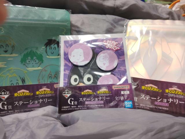 ■一番くじ■ヒロアカ 紡がれる想い G賞 ステーショナリー 峰田実 付箋 ジッパーバッグ 3点セット 僕のヒーローアカデミア < アニメ/コミック/キャラクター ■一番くじ■ヒロアカ 紡がれる想い G賞 ステーショナリー 峰田実 付箋 ジッパーバッグ 3点セット 僕のヒーローアカデミア < アニメ/コミック/キャラクターの