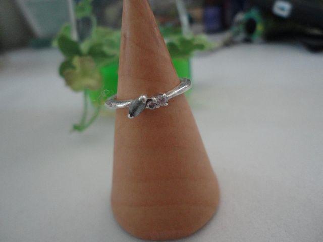 【10号?】ブルーアクア&ダイヤ0.0?石リング 【USED】 < 女性アクセサリー/時計  【10号?】ブルーアクア&ダイヤ0.0?石リング 【USED】 < 女性アクセサリー/時計の