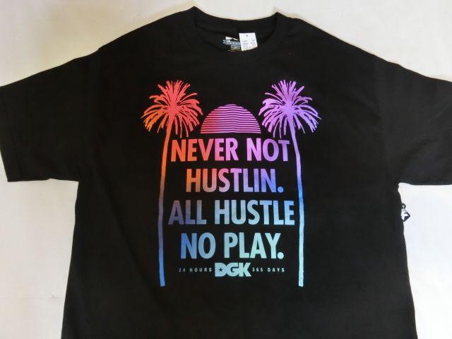 USAストリートDGK【DIRTY GHETTO KIDS】グラデーションT US L 黒 < 男性ファッション  USAストリートDGK【DIRTY GHETTO KIDS】グラデーションT US L 黒  < 男性ファッションの