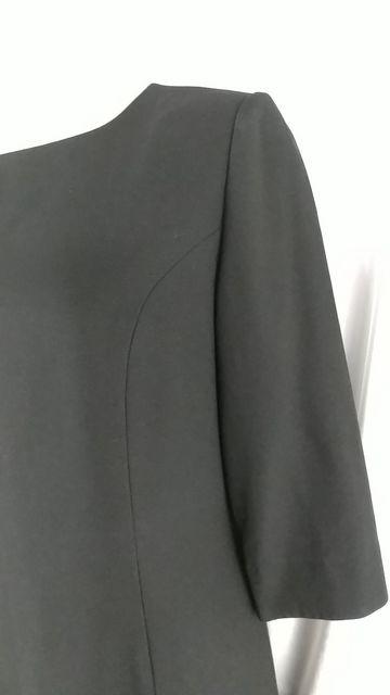 込み!418★ETAGE★ラインがキレイ!五分袖ブラックワンピース★ < 女性ファッション  込み!418★ETAGE★ラインがキレイ!五分袖ブラックワンピース★ < 女性ファッションの