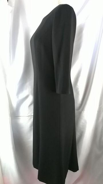 込み!418★ETAGE★ラインがキレイ!五分袖ブラックワンピース★ < 女性ファッション  込み!418★ETAGE★ラインがキレイ!五分袖ブラックワンピース★ < 女性ファッションの