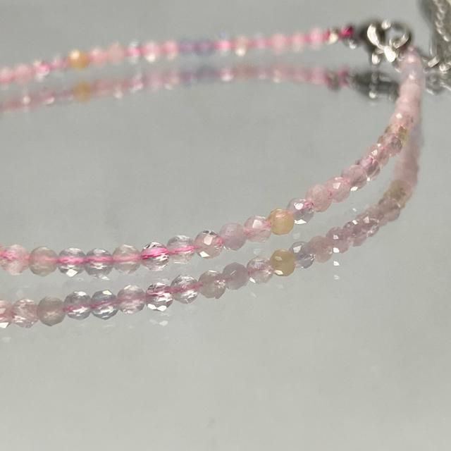 《bracelet》天然石ミックスベリル キラキラ多面カット アジャスター付き < 男性アクセサリー/時計  《bracelet》天然石ミックスベリル キラキラ多面カット アジャスター付き < 男性アクセサリー/時計の