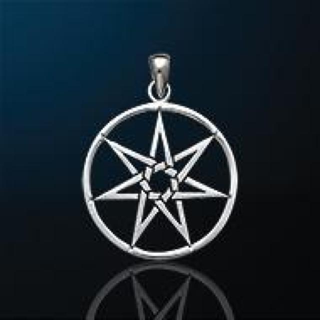 PS Fairy Elven Pentacle Silver Pendant   ANZT[/v 
