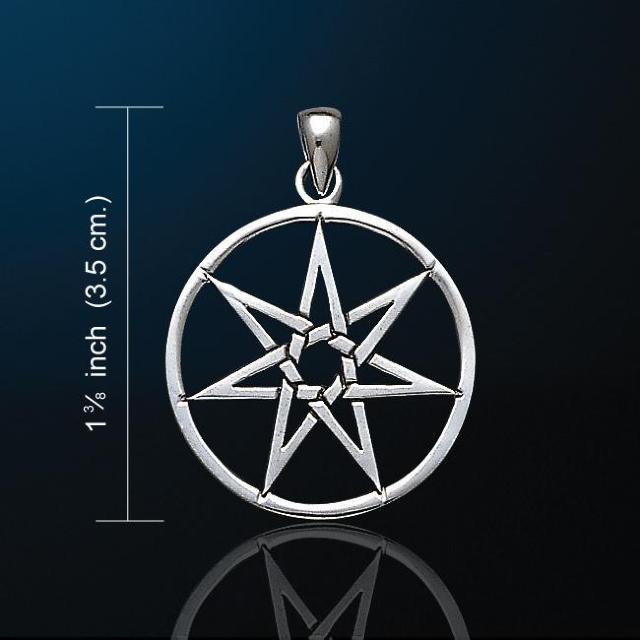 PS Fairy Elven Pentacle Silver Pendant  ANZT[/v 