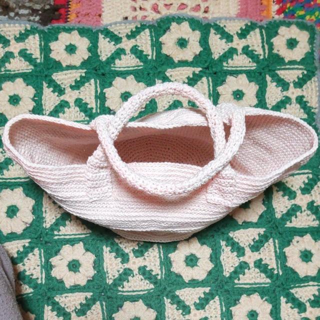 手編みのマルシェバッグ < ペット/手芸/園芸  手編みのマルシェバッグ < ペット/手芸/園芸の