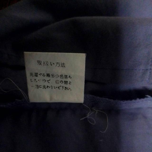 割烹着 パープル 肩幅48袖丈47着丈84 美品 < インテリア/ライフ 割烹着 パープル 肩幅48袖丈47着丈84 美品 < インテリア/ライフの