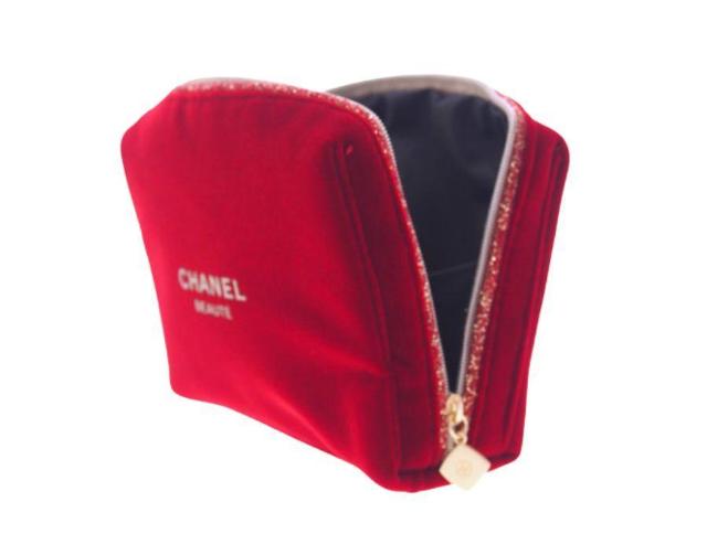 シャネル ノベルティ クリスマス コフレポーチ 2019 スクエア ラメ入り レッド CHANEL BEAUTE【正規品】 < ブランド  シャネル ノベルティ クリスマス コフレポーチ 2019 スクエア ラメ入り レッド CHANEL BEAUTE【正規品】 < ブランドの