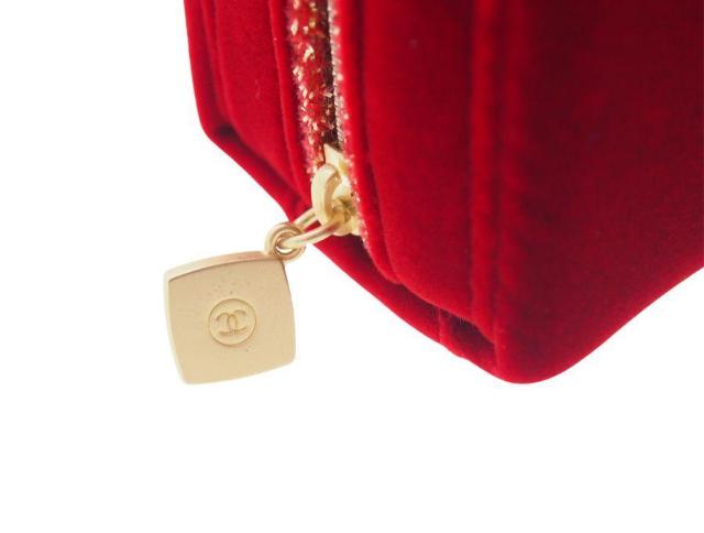 シャネル ノベルティ クリスマス コフレポーチ 2019 スクエア ラメ入り レッド CHANEL BEAUTE【正規品】 < ブランド  シャネル ノベルティ クリスマス コフレポーチ 2019 スクエア ラメ入り レッド CHANEL BEAUTE【正規品】 < ブランドの