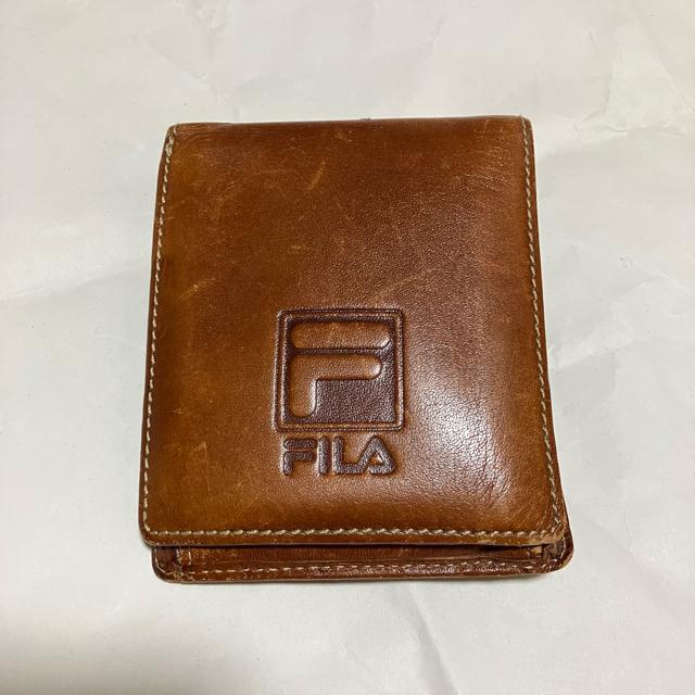 【FILA / フィラ】レザー / 二つ折り財布 / ブラウン < ブランド 【FILA / フィラ】レザー / 二つ折り財布 / ブラウン < ブランドの