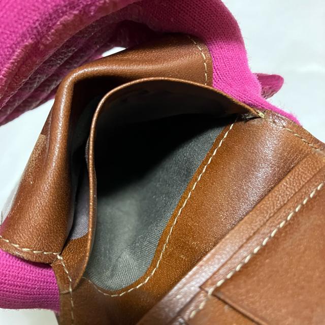 【FILA / フィラ】レザー / 二つ折り財布 / ブラウン < ブランド 【FILA / フィラ】レザー / 二つ折り財布 / ブラウン < ブランドの