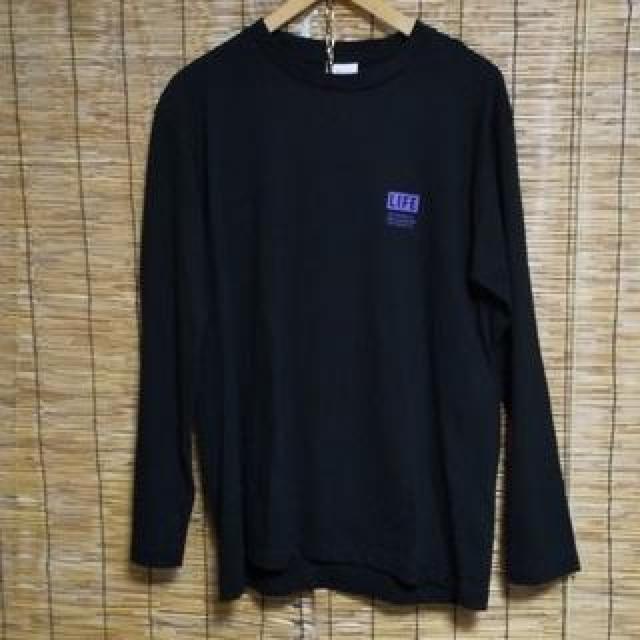 LIEE MAGAZINE KISS バックプリント 長袖Tシャツ M < 男性ファッション  LIEE MAGAZINE KISS バックプリント 長袖Tシャツ M < 男性ファッションの