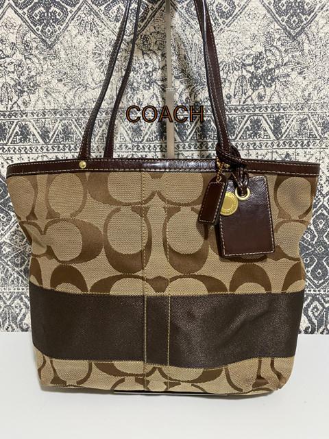 【良品】COACH コーチ 10124 トートバッグ ショルダーバッグ 肩掛け < ブランド  【良品】COACH コーチ 10124 トートバッグ ショルダーバッグ 肩掛け  < ブランドの