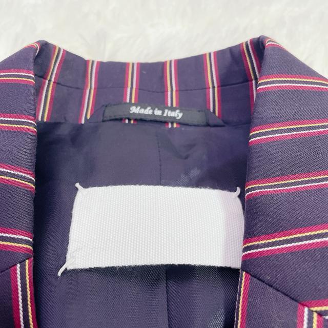 新品 メゾンマルジェラ ストライプ柄 テーラードジャケット タグ付 36 4183 < 男性ファッション 新品 メゾンマルジェラ ストライプ柄 テーラードジャケット タグ付 36 4183 < 男性ファッションの