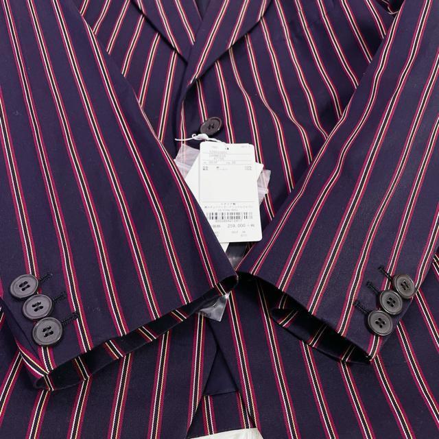 新品 メゾンマルジェラ ストライプ柄 テーラードジャケット タグ付 36 4183 < 男性ファッション 新品 メゾンマルジェラ ストライプ柄 テーラードジャケット タグ付 36 4183 < 男性ファッションの