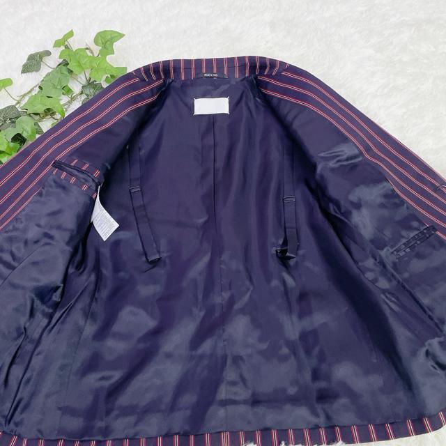 新品 メゾンマルジェラ ストライプ柄 テーラードジャケット タグ付 36 4183 < 男性ファッション 新品 メゾンマルジェラ ストライプ柄 テーラードジャケット タグ付 36 4183 < 男性ファッションの