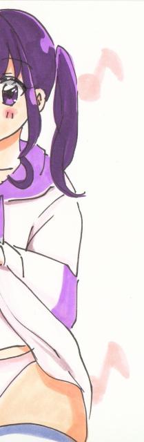自作イラスト★プリキュア 紫雨こころ たくし上げ♪ < アニメ/コミック/キャラクター  自作イラスト★プリキュア 紫雨こころ たくし上げ♪ < アニメ/コミック/キャラクターの