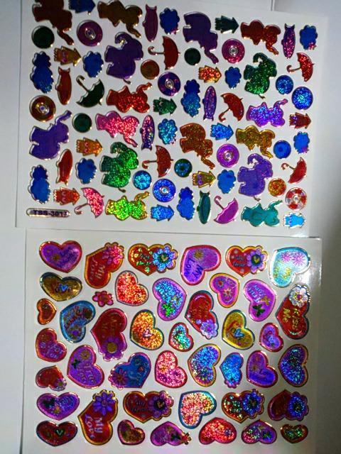 未使用 キラキラホログラム シール 2枚 < インテリア/ライフ 未使用 キラキラホログラム シール 2枚 < インテリア/ライフの