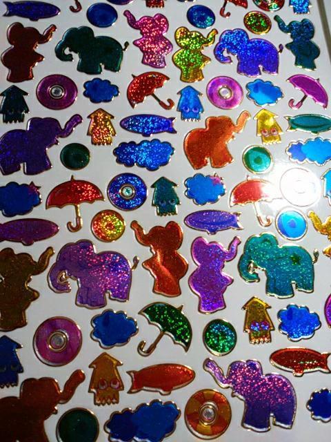 未使用 キラキラホログラム シール 2枚 < インテリア/ライフ 未使用 キラキラホログラム シール 2枚 < インテリア/ライフの