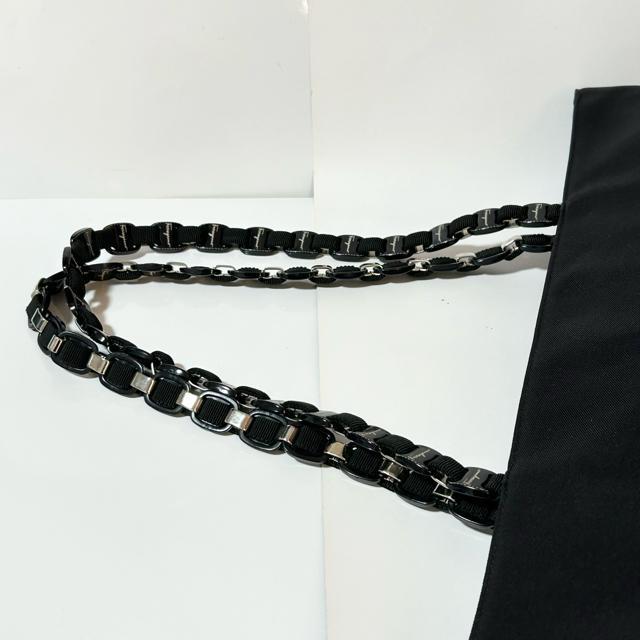 美品 Salvatore Ferragamo フェラガモ ヴァラ チェーン ショルダーバッグ AU-21 8229 ナイロン < ブランド 美品 Salvatore Ferragamo フェラガモ ヴァラ チェーン ショルダーバッグ AU-21 8229 ナイロン < ブランドの