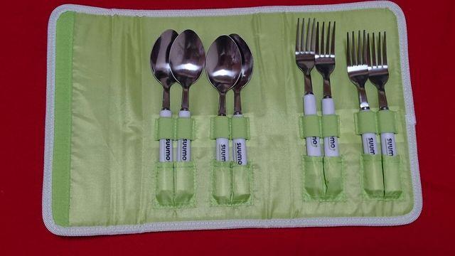 ☆スーモ☆カトラリーセット(スプーン×4,フォーク×4)☆専用カバー付☆SUUMO☆ < インテリア/ライフ  ☆スーモ☆カトラリーセット(スプーン×4,フォーク×4)☆専用カバー付☆SUUMO☆ < インテリア/ライフの