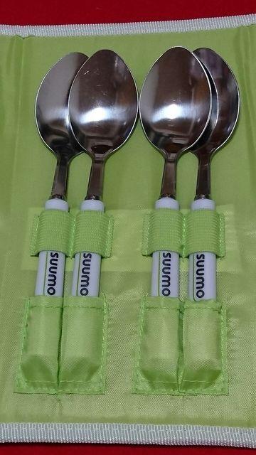 ☆スーモ☆カトラリーセット(スプーン×4,フォーク×4)☆専用カバー付☆SUUMO☆ < インテリア/ライフ  ☆スーモ☆カトラリーセット(スプーン×4,フォーク×4)☆専用カバー付☆SUUMO☆ < インテリア/ライフの