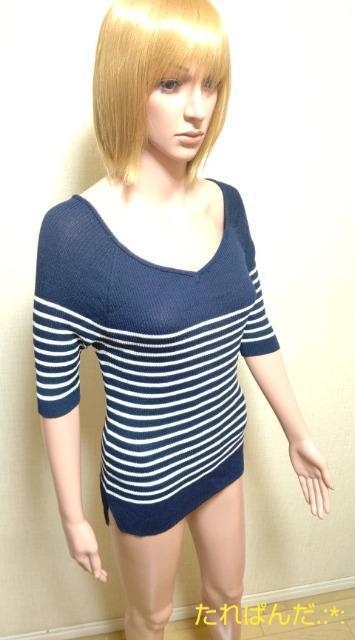 新品タグ付き☆OEILLET☆微光沢マルチBDのニットソーT245☆3点で即落 < 女性ファッション  新品タグ付き☆OEILLET☆微光沢マルチBDのニットソーT245☆3点で即落 < 女性ファッションの