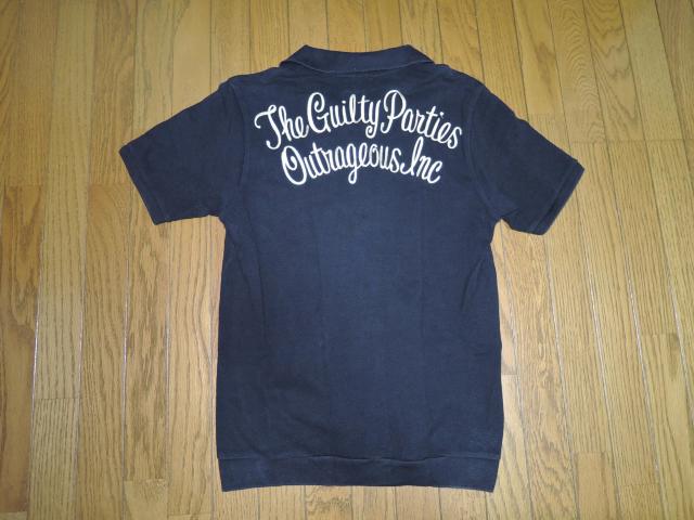 WACKO MARIA ワコマリア 鹿の子 ポロシャツ S 黒 刺繍 ステッチ ロゴ LOGO < ブランド WACKO MARIA ワコマリア 鹿の子 ポロシャツ S 黒 刺繍 ステッチ ロゴ LOGO < ブランドの