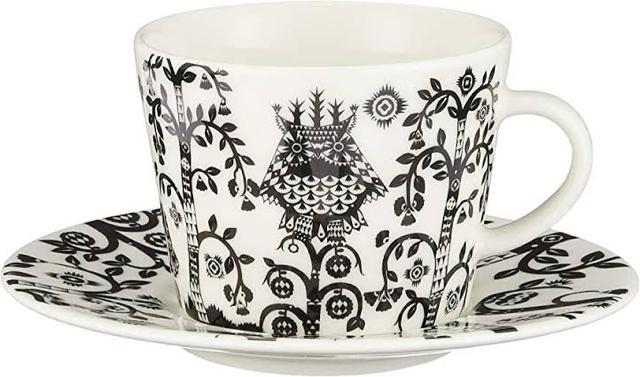 定価6,000円【新品】コーヒーカップ&ソーサー●iittalaイッタラ●タイカ●白ホワイト×黒ブラック モノトーン●北欧 < ブランド  定価6,000円【新品】コーヒーカップ&ソーサー●iittalaイッタラ●タイカ●白ホワイト×黒ブラック モノトーン●北欧 < ブランドの