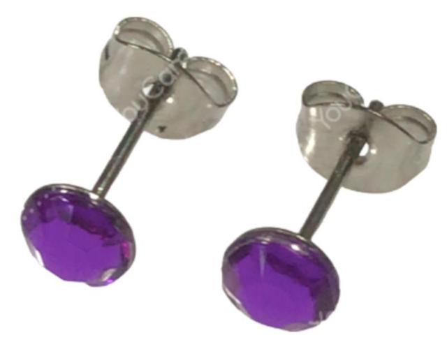 2個1セット ラインストーン スタッドピアス パープル 両耳用 ステンレス アクリル製 シンプル つけっぱなしOK 安い < 女性アクセサリー/時計  2個1セット ラインストーン スタッドピアス パープル 両耳用 ステンレス アクリル製 シンプル つけっぱなしOK 安い  < 女性アクセサリー/時計の