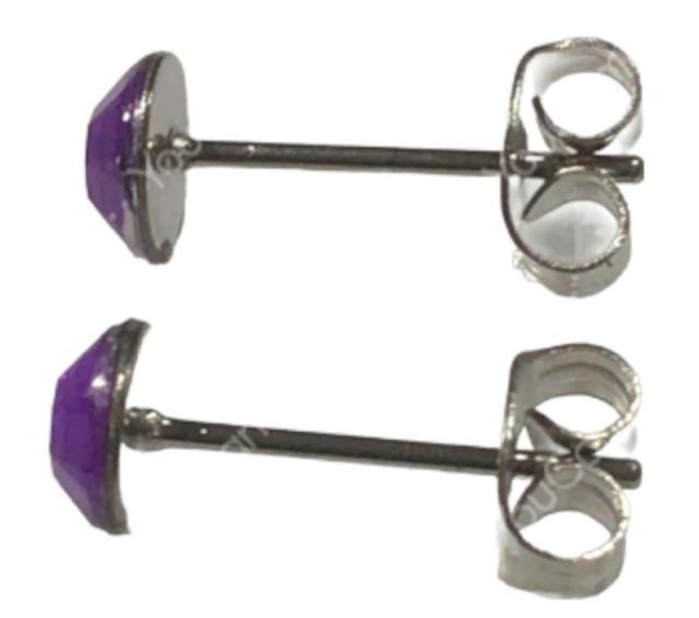 2個1セット ラインストーン スタッドピアス パープル 両耳用 ステンレス アクリル製 シンプル つけっぱなしOK 安い < 女性アクセサリー/時計  2個1セット ラインストーン スタッドピアス パープル 両耳用 ステンレス アクリル製 シンプル つけっぱなしOK 安い < 女性アクセサリー/時計の