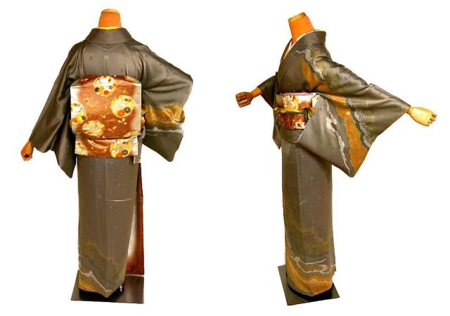 【最高級】美品 金彩 絞り シシュウ 花柄 1つ紋 クリーニング済 訪問着 身丈158cm 裄丈66cm T3548 < 女性ファッション  【最高級】美品 金彩 絞り シシュウ 花柄 1つ紋 クリーニング済 訪問着 身丈158cm 裄丈66cm T3548 < 女性ファッションの