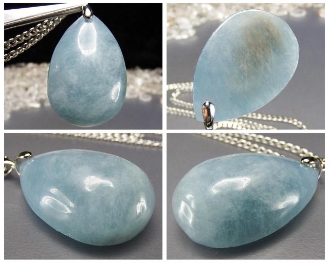 一点物アクアマリン天然石ペンダントネックレスA3-8-010RYZa < 女性アクセサリー/時計  一点物アクアマリン天然石ペンダントネックレスA3-8-010RYZa < 女性アクセサリー/時計の