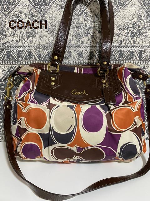【美品】COACH コーチ F20033 2WAY ショルダートートバッグ < ブランド  【美品】COACH コーチ F20033 2WAY ショルダートートバッグ  < ブランドの