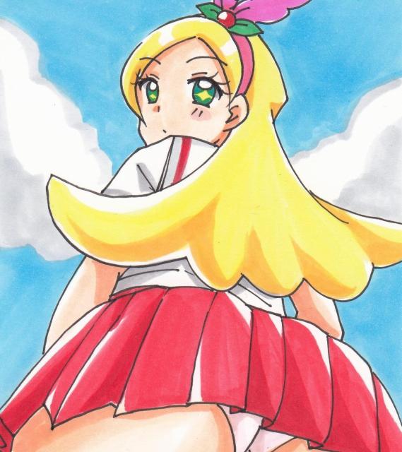 自作イラスト★プリキュア キラ星シエル♪ローアングル < アニメ/コミック/キャラクター  自作イラスト★プリキュア キラ星シエル♪ローアングル < アニメ/コミック/キャラクターの